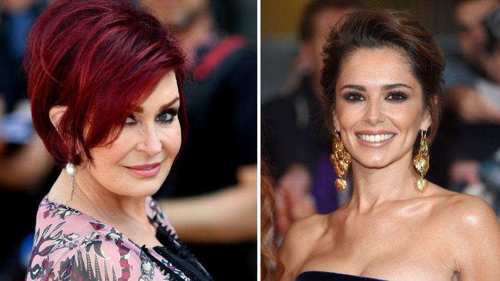 Sharon Osbourne and Cheryl