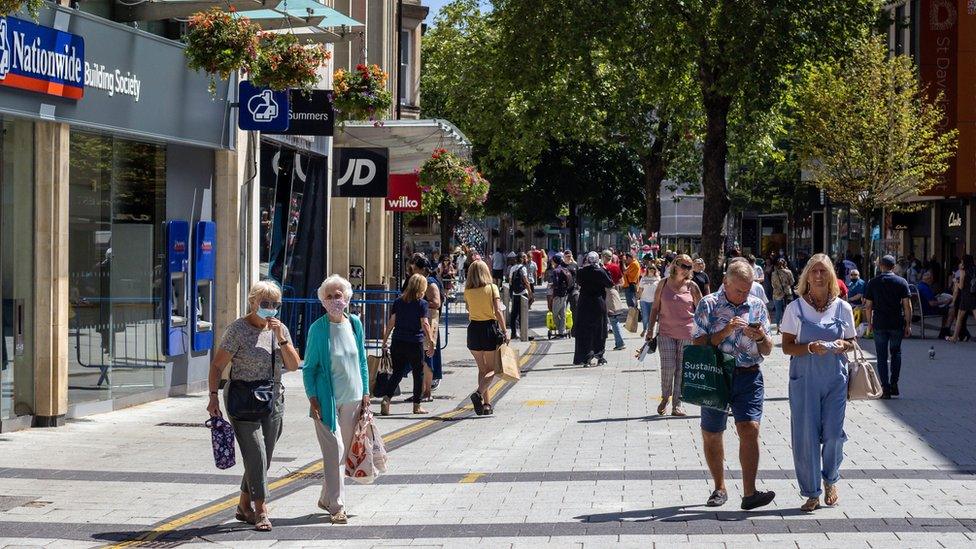 Cardiff city centre