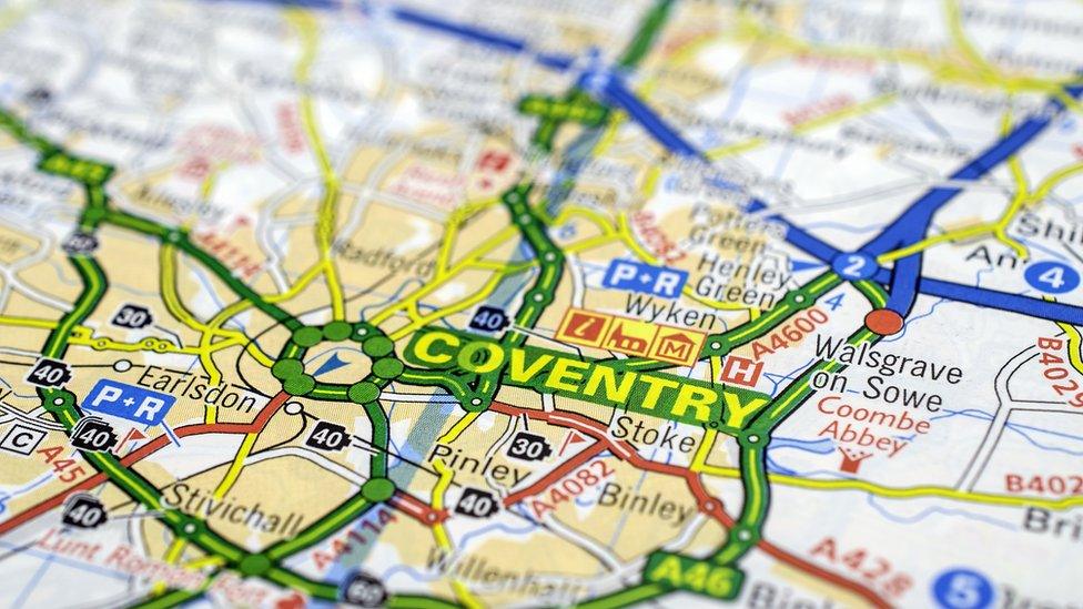 Coventry map