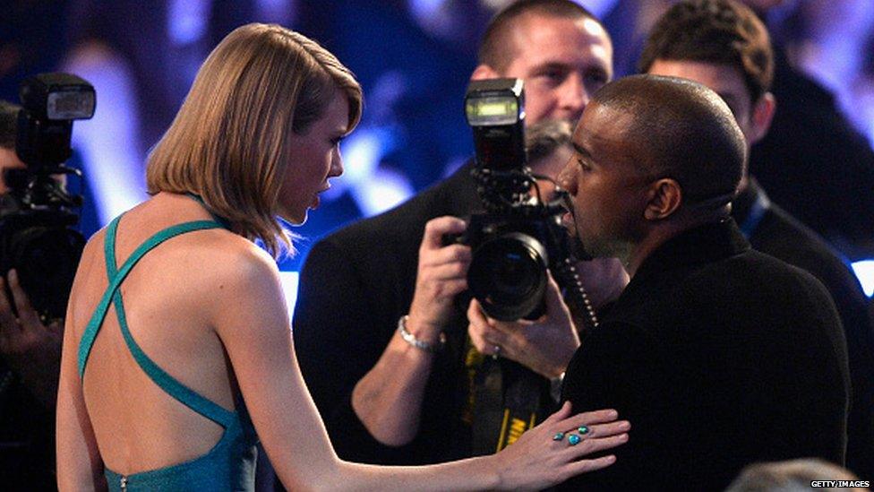 Taylor Swift and Kanye West