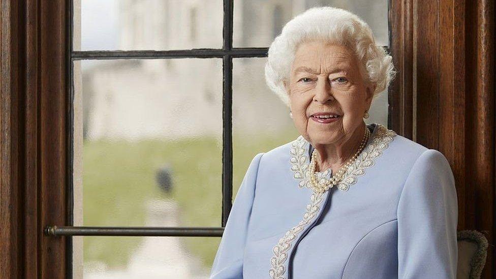 An official photograph of the Queen has been released ahead of celebrations to mark her Platinum Jubilee