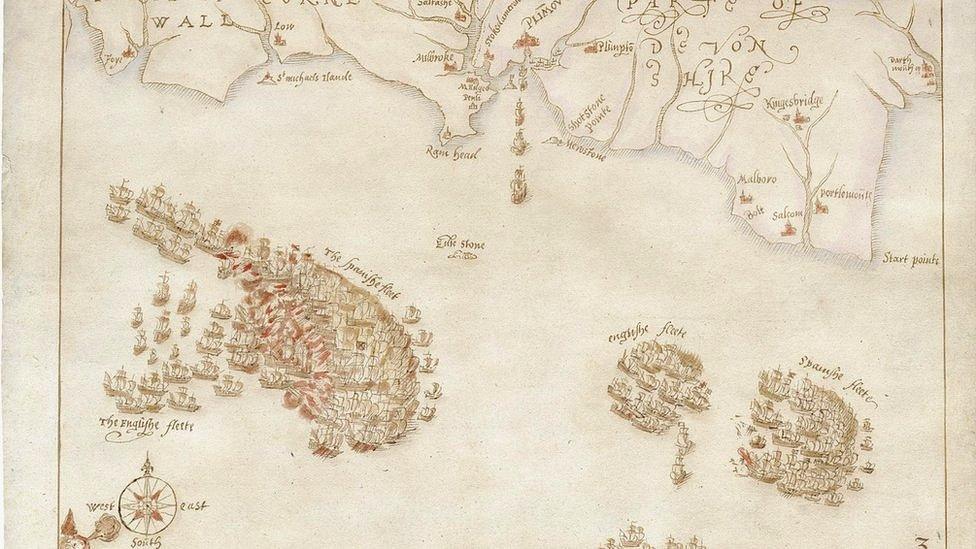 Spanish Armada maps