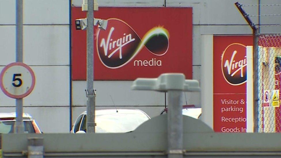 The Virgin Media base in Llansamlet, Swansea