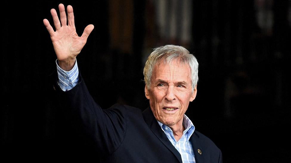 Burt Bacharach performs on the Pyramid stage at Worthy Farm in Somerset during the Glastonbury Festival in Britain, June 27, 2015