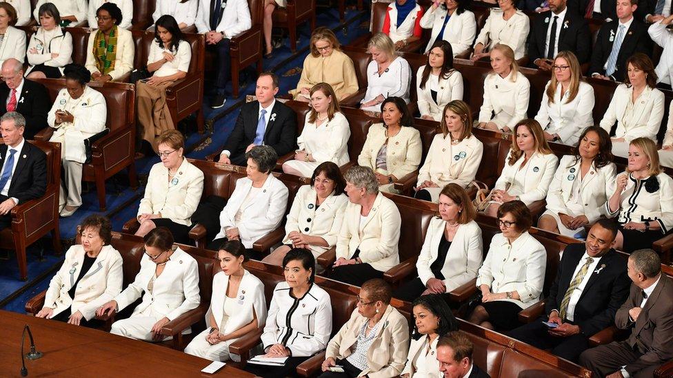 Women in white