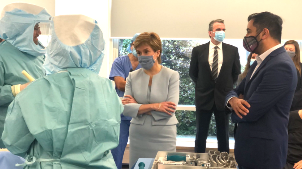 Sturgeon at hospital