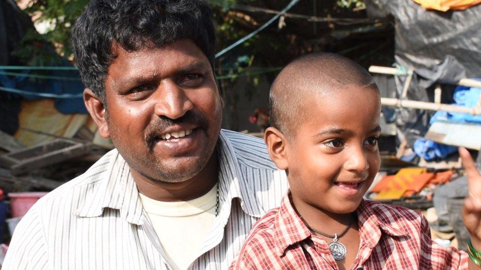 Divya with her father