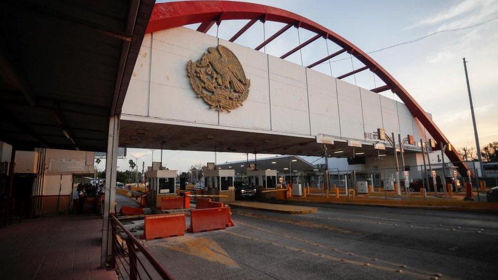 The international border crossing between Texas and Matamoros