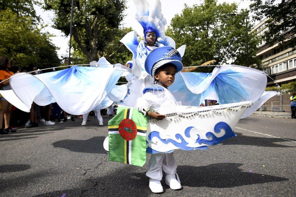 Children at Notting Hill Carnival