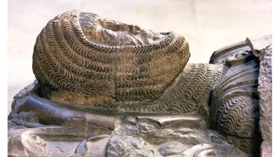 William Marshal's tomb in the Temple Church, London