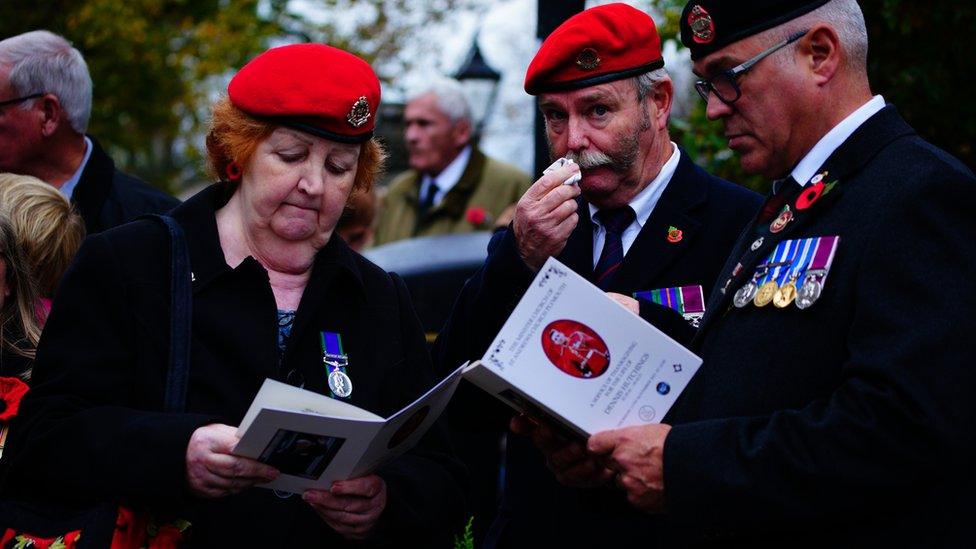 Dennis Hutchings funeral in Plymouth