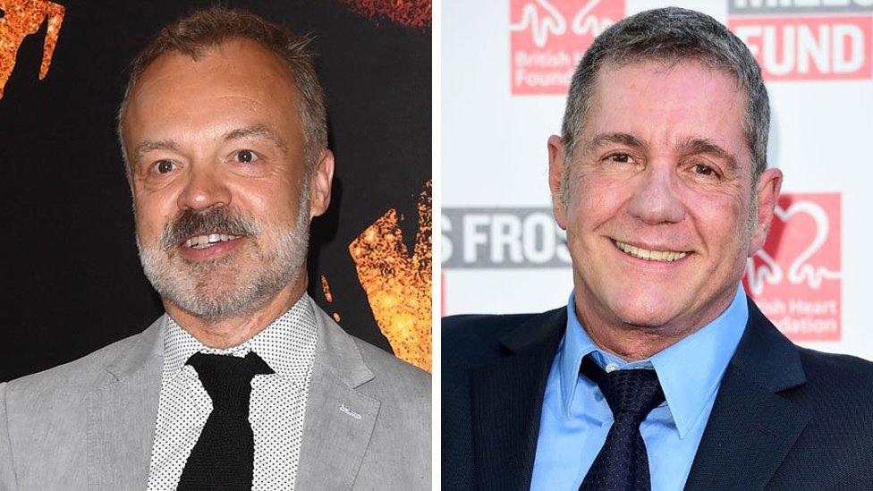 Graham Norton and Dale Winton