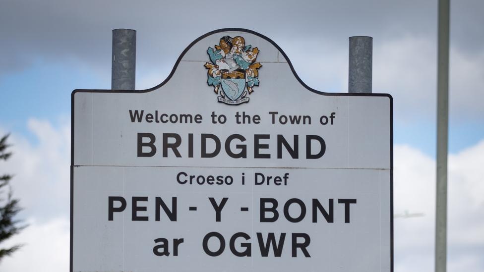 Bridgend sign