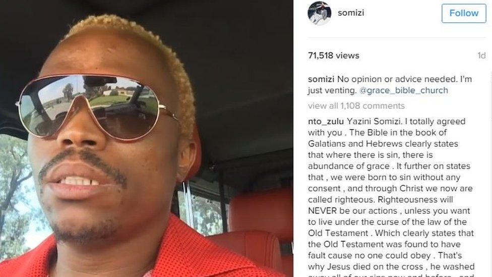 GraceBibleChurch: Soweto church embroiled in homophobia row - BBC News