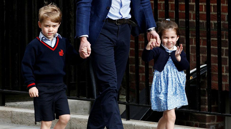 Prince George and Princess Charlotte