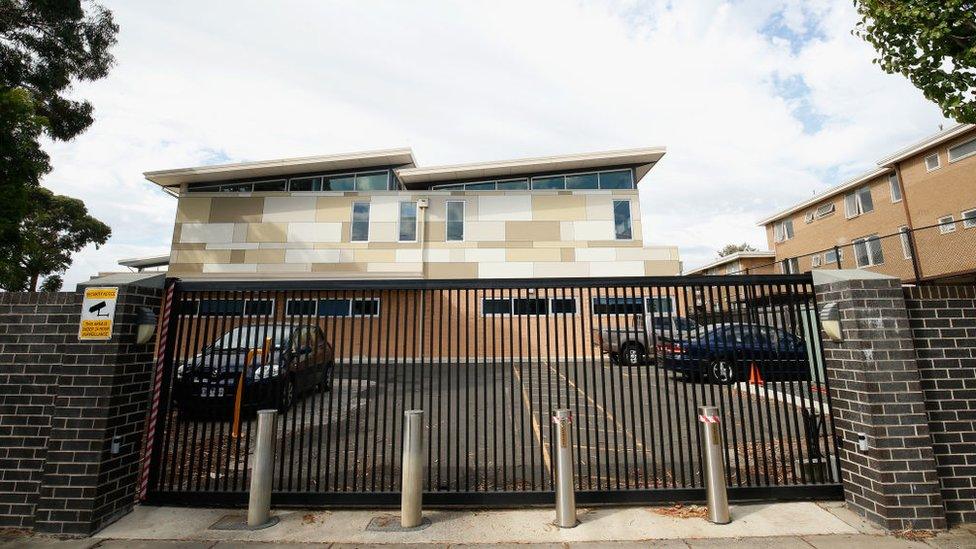 The outside of Adass Israel School in Elsternwick, Melbourne, Australia (12 April 2018)