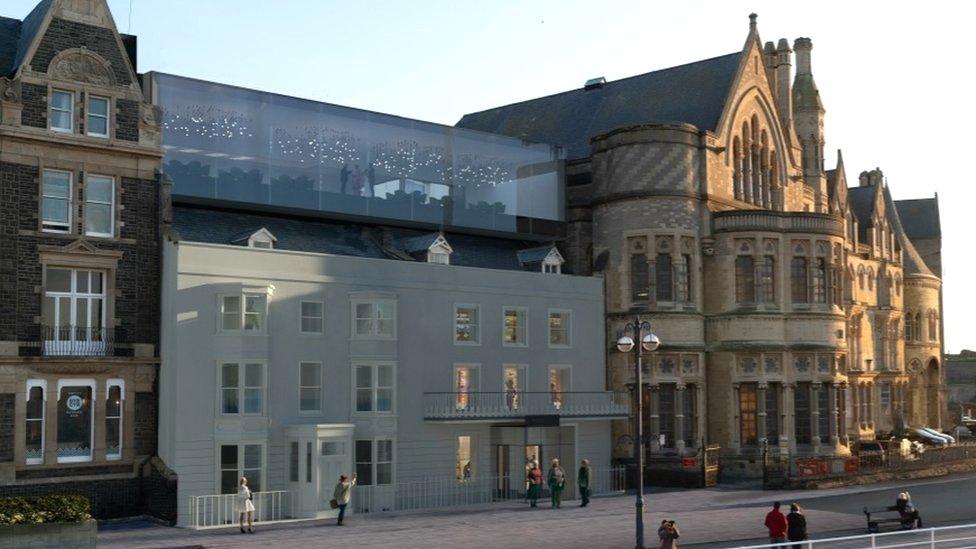 Proposed redevelopment of Old College, Aberystwyth