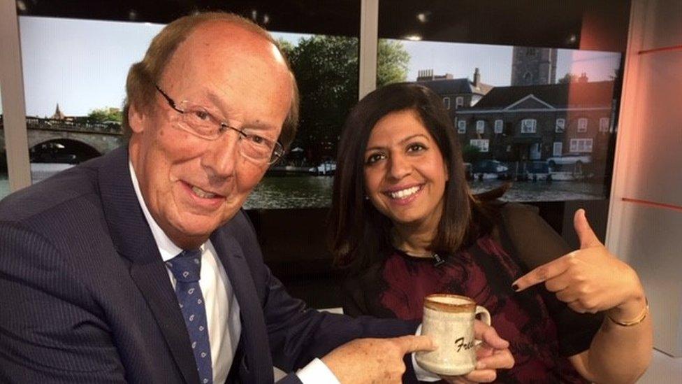 Fred Dinenage and Sangeeta Bhabra