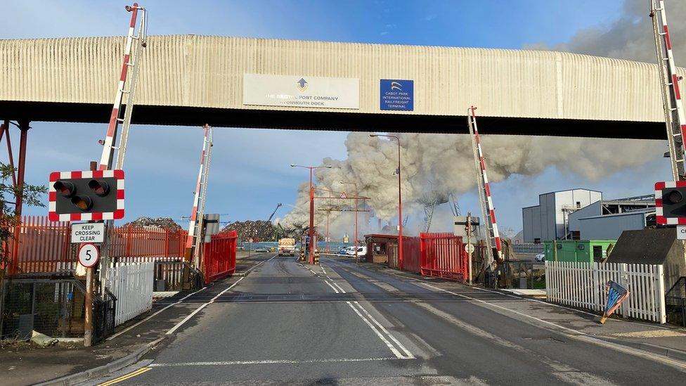 Avonmouth fire