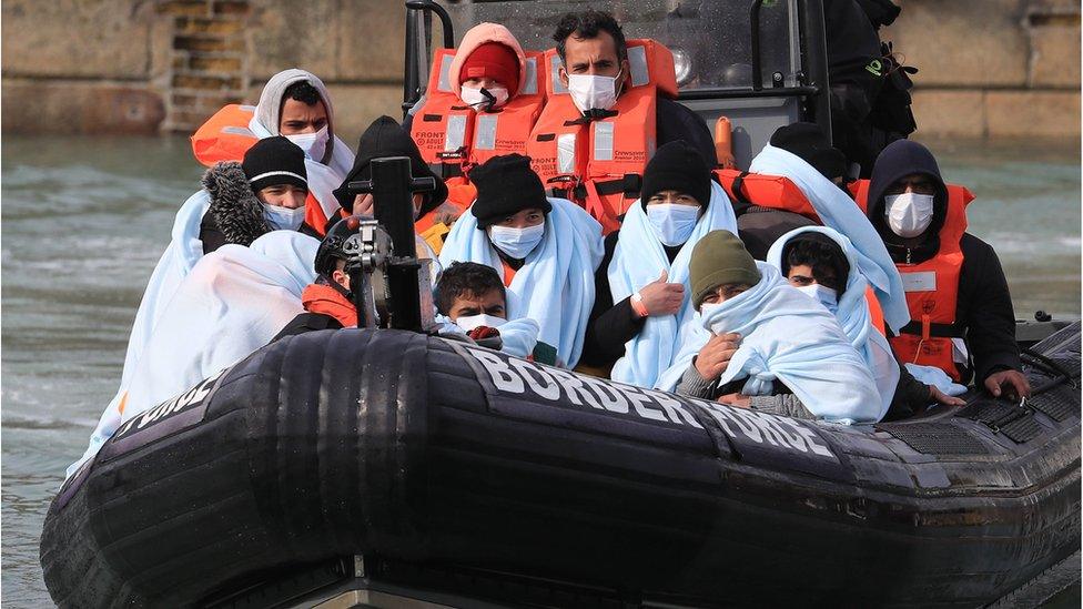 Migrants in Dover