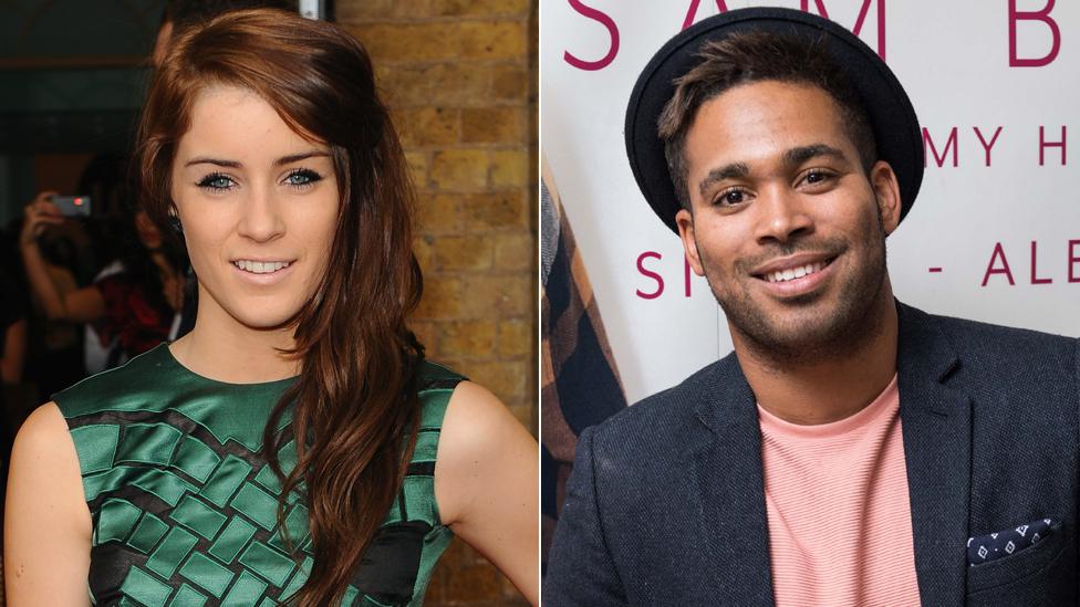 Lucie Jones and Danyl Johnson