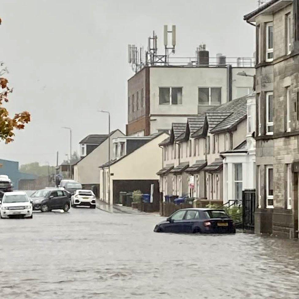 Flooding in Johnston