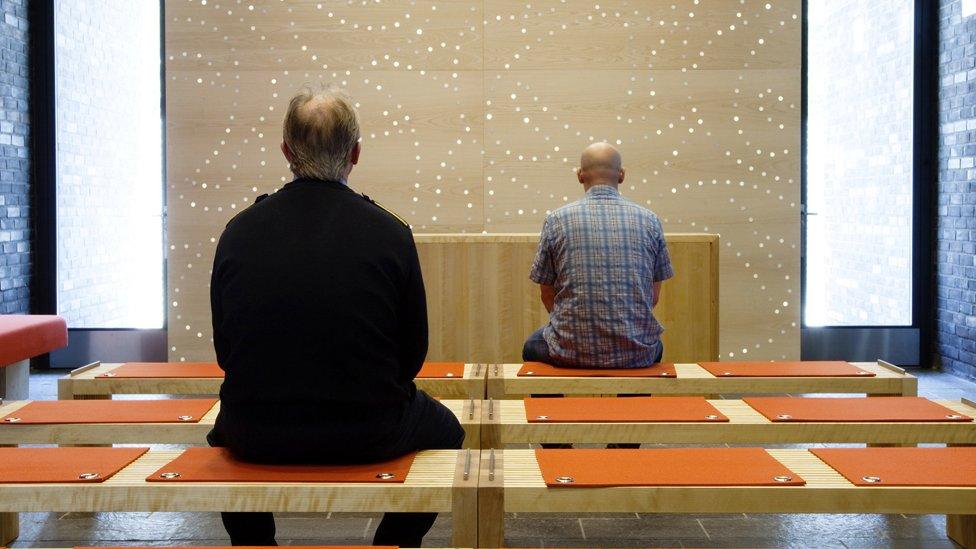 Prayer room in Halden prison