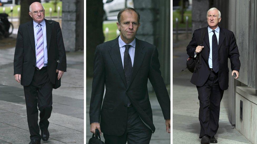 Willie McAteer, John Bowe and Denis Casey were convicted last month after the longest trial in Irish criminal history