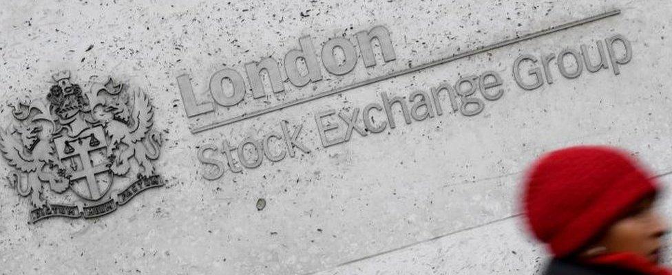 London Stock Exchange sign