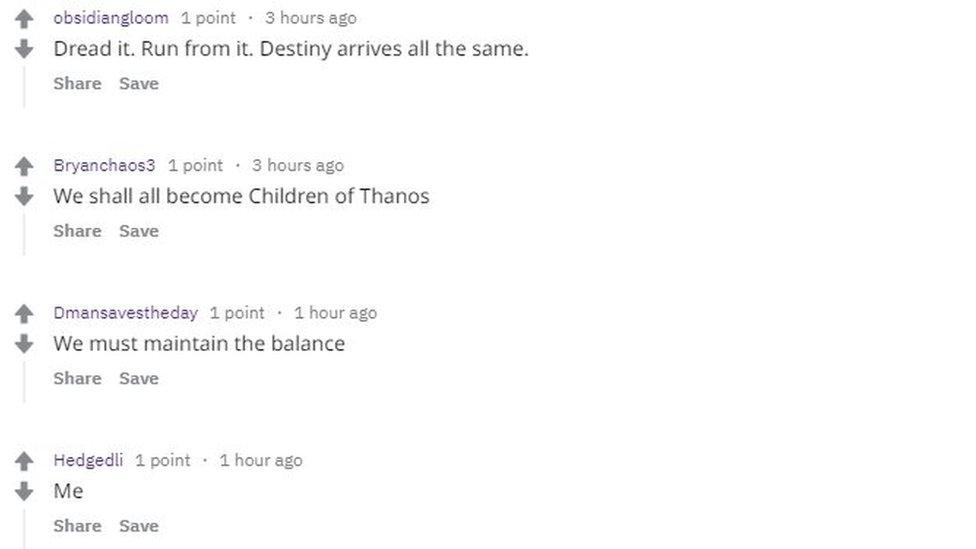 A thread on Reddit discussing the ban