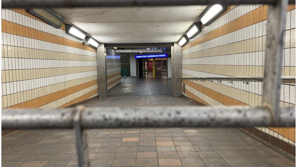 Charing Cross station closed