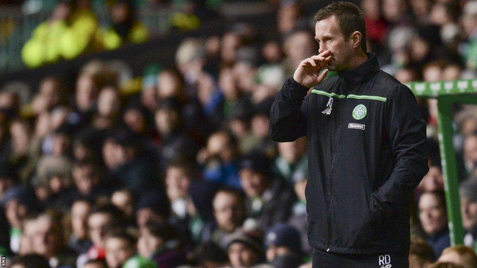 Celtic manager Ronny Deila