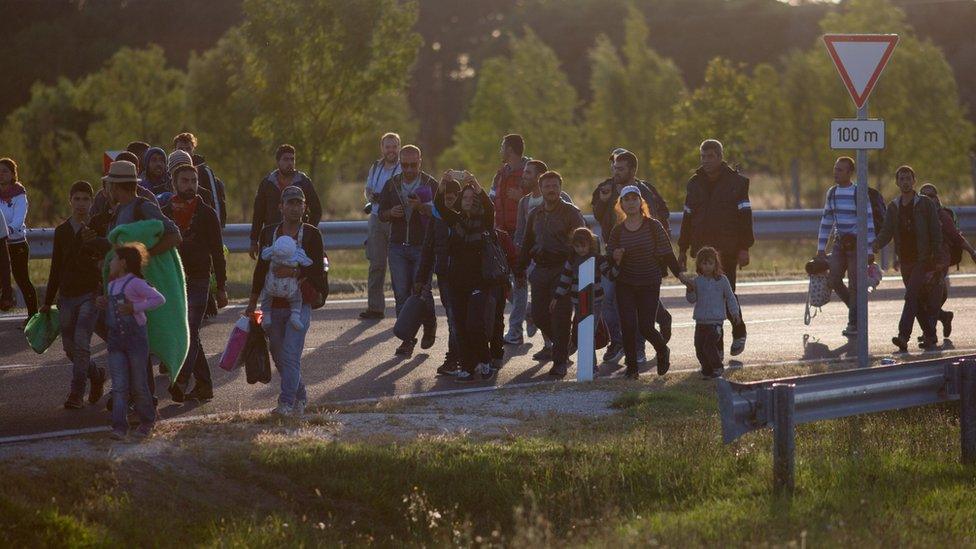 Migrants continuing to arrive in Hungary