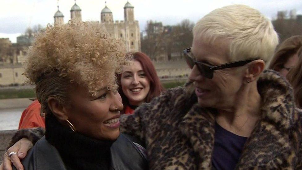 Annie Lennox and Emeli Sande