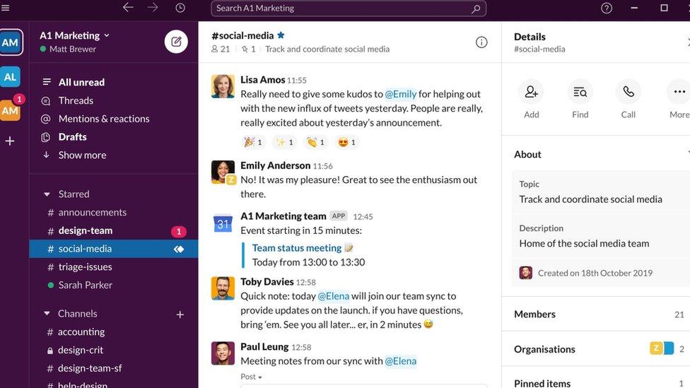 Slack is designed to make it easier for co-workers to communicate with one another.