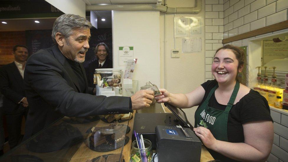 George Clooney paying Ciara Whelan