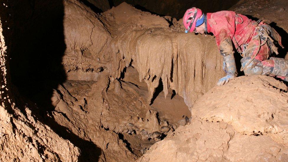 Rob Watson caving in Australia