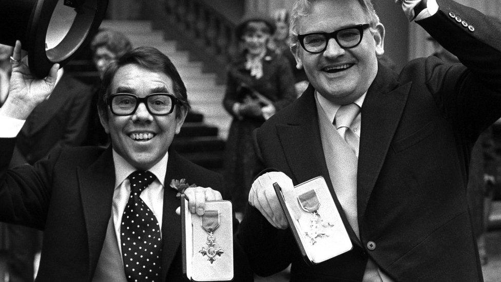 Ronnie Corbett and Ronnie Barker