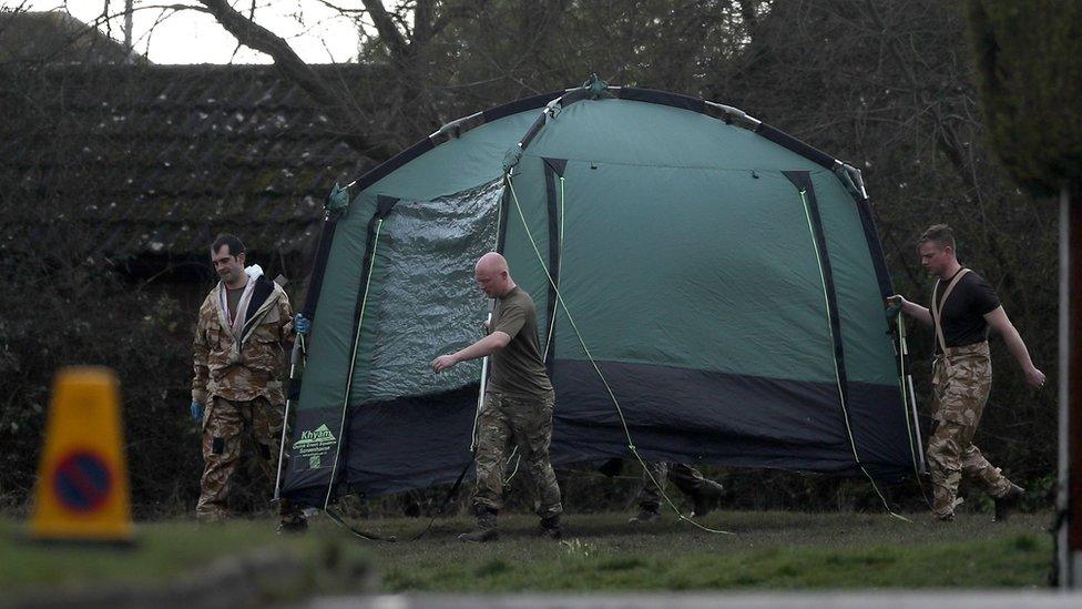 Army tent