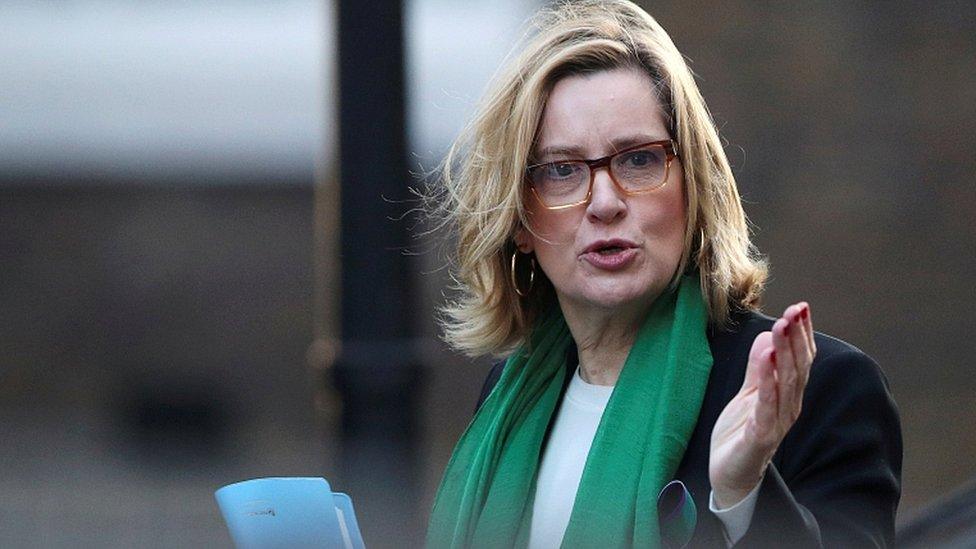 File photograph of Amber Rudd from February 2018