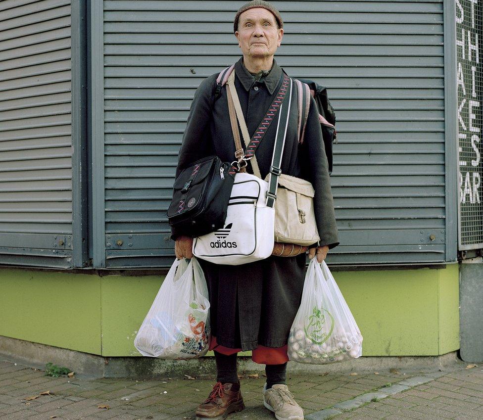 Man with shopping bags