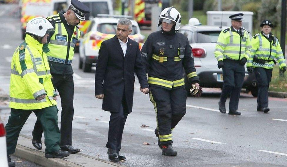 Sadiq Khan and Dany Cotton