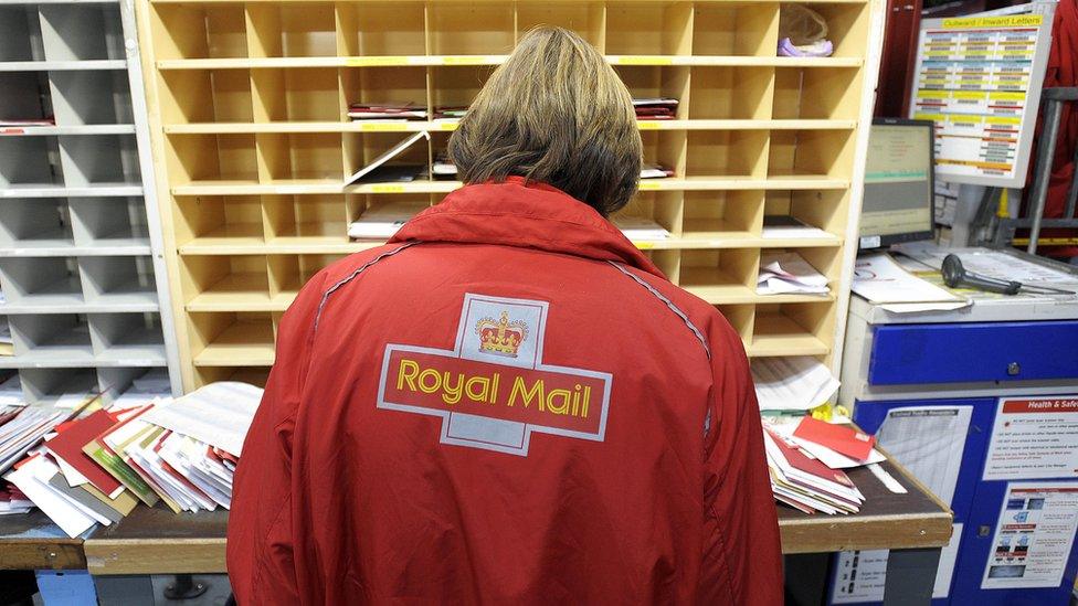 Royal Mail worker