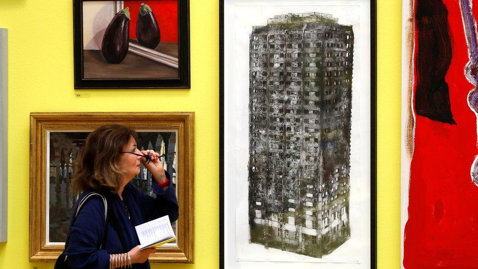 Luke Wade's Five Grand depicts Grenfell Tower