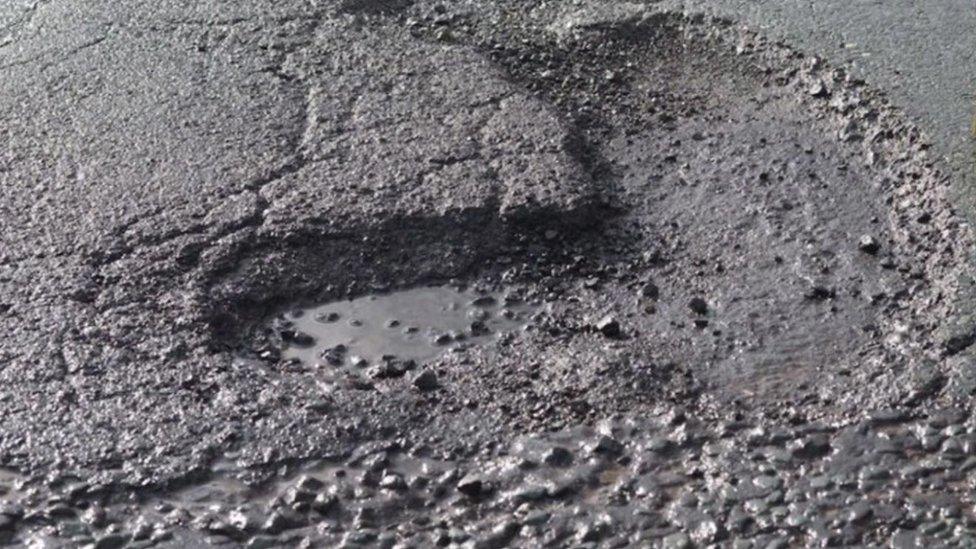 Pothole Bury New Road