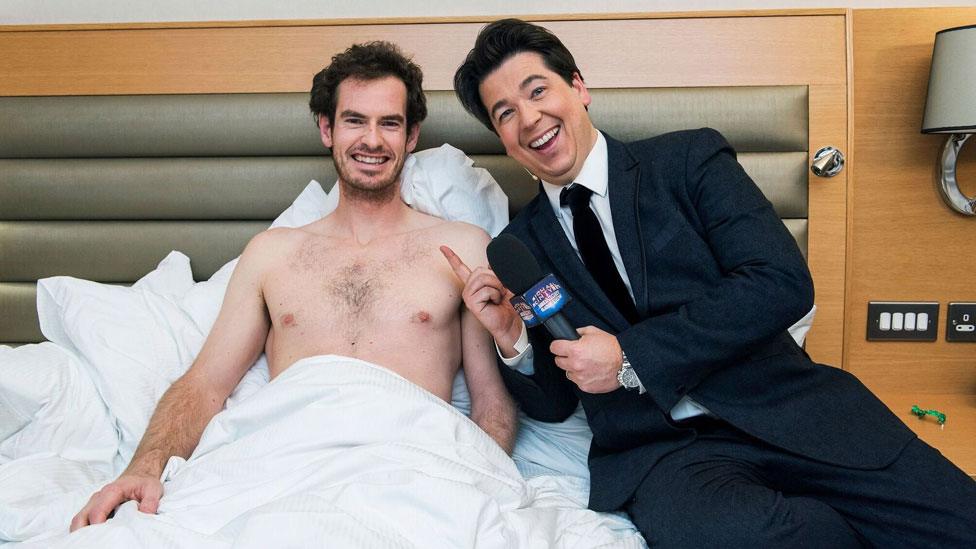 Andy Murray and Michael McIntyre