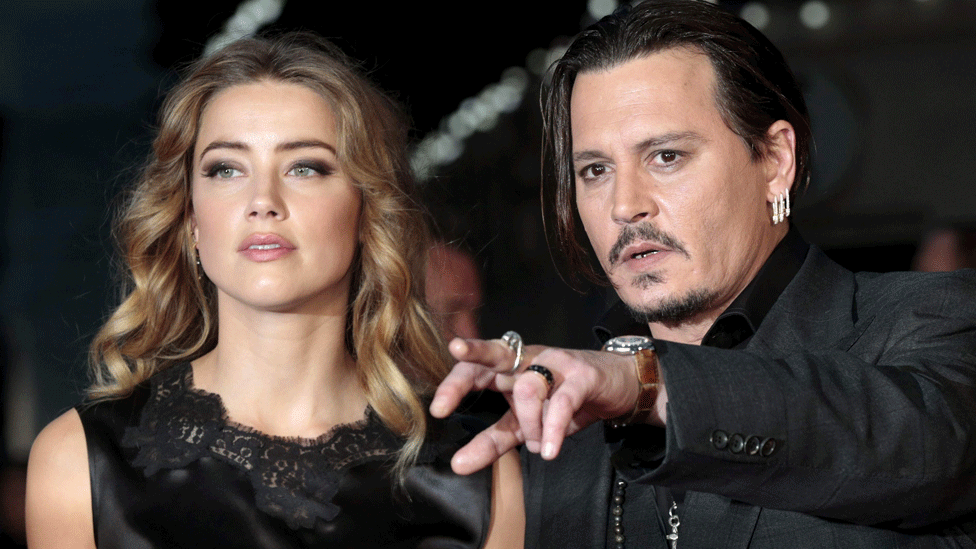 Amber Heard and Johnny Depp