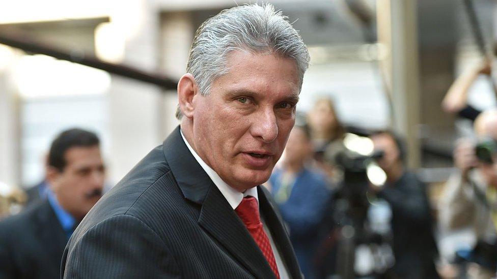 First Vice-President of Cuba Miguel Diaz-Canel Bermudez