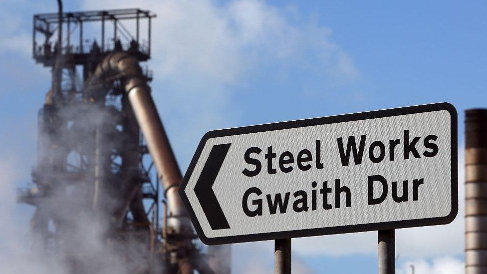 gwaith dur Port Talbot