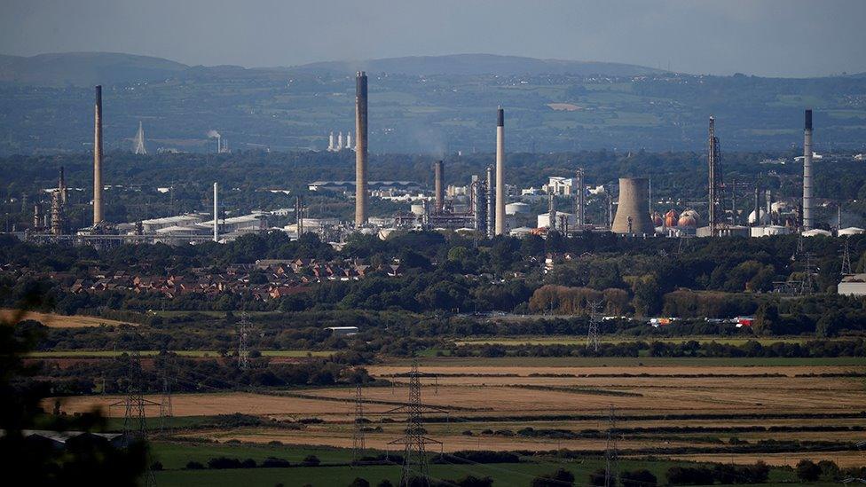 Stanlow oil refinery